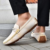 economico Mocassini casual-mocassini da uomo in similpelle viola: comode scarpe casual slip-on da indossare tutti i giorni e per eventi rilassati