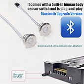 billiga Plug Strip Lights-Bluetooth-app intelligent rörelseutlöst LED-trappbelysningskit 12–32 st 4,1 fot kapbar COB-LED-remsa för inomhus-LED-trappbelysning utrustad med strömbrytare och kabel