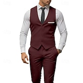 Χαμηλού Κόστους Γιορτή διακοπών-Ανδρικά Σμόκιν Κοστούμια για πάρτι Πάρτι Μαύρο Λευκό Χειμώνας Εφαρμογή Κλασικό Πέτο Επίσημο Μονόχρωμο Κατά παραγγελία εφαρμογή Σετ 2 τεμαχίων