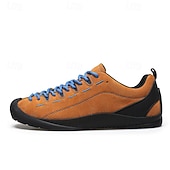 abordables Baskets Décontractées-Chaussures de randonnée pour hommes – en daim et mesh résistants, respirantes et confortables, idéales pour la randonnée et les sports d'aventure