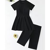 Χαμηλού Κόστους Rash Guards One Pieces-Γυναικεία Πρότυπο Προστατευτικά Τανκίνι και μπικίνι για σέρφινγκ Μαγιό Μονόχρωμο Κουμπώσου Προστασία UV Ελαστικό Κοντομάνικο Μαγιό Σέρφινγκ Καταδύσεις Κολύμβηση Καλοκαίρι