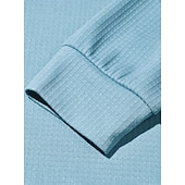 abordables Polo clásico para hombre-Hombre Camisetas polo con diseño de gofre Con Texturas Casual Calle Cuello Vuelto Manga Larga Moda Ocio Bloque de color Cerrar Retazos Otoño Primavera &amp; Otoño Todas las Temporadas Ajuste regular