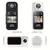 baratos Câmara de Ação-Câmera de polegar ultra HD 2.7K com tela IPS de 1,47 polegadas, gravação em loop, mini câmera de vlog portátil com suporte magnético, ideal para esportes, viagens, momentos em família e aventuras.