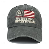  Cappellino da baseball Bandiera Americana Retrò Vintage Eredità Patriotico 1776-2026 per Unisex Adulti Stampa 3D  per Giorno dell'Indipendenza / 4 Luglio 4 Luglio All'aperto Casual Quotidiano Parata