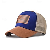 halpa Lisätarvikkeet-Lippalakki Amerikan lippu Retro / vintage Patriotismi varten Sukupuolineutraali Aikuisten Muut tulosteet varten Itsenäisyyspäivä 4. heinäkuuta ulko- Rento / arki Paraati