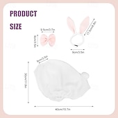 abordables Pâques-Costume d'oie de Pâques pour statue d'oie de 58 cm, tenue de lapin pour décoration de jardin ou de porche, vêtements d'oie amusants pour une fête de printemps