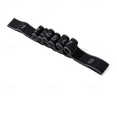 billige Husholdningsartikler-2 stk. treningsmotstandsbånd for tøying og yoga, tallstretchmotstandsbånd med tydelige markeringer, 8-seksjoners elastiske treningsbånd for tøying og forming av hele kroppen