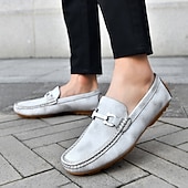 economico Mocassini casual-mocassini da uomo in similpelle viola: comode scarpe casual slip-on da indossare tutti i giorni e per eventi rilassati
