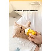 abordables Básicos de viaje para perros-Biberón de 80 ml para mascotas, comedero para gatitos y cachorros