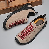 abordables Baskets Décontractées-Chaussures de randonnée pour hommes – en daim et mesh résistants, respirantes et confortables, idéales pour la randonnée et les sports d'aventure