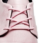 Χαμηλού Κόστους Derby παπούτσια-Ανδρικά ροζ παπούτσια με ανάγλυφο κροκόδειλο, δερμάτινο επάνω μέρος με κορδόνια, μοντέρνο στυλ, ιδανικά για μοντέρνους άνδρες σε γάμους και εκδηλώσεις