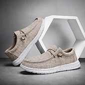abordables Chaussures Décontractées à Lacets-Chaussures décontractées grises en maille pour homme, tige légère et respirante, semelle confortable et rembourrée, style décontracté moderne idéal au quotidien et en voyage.