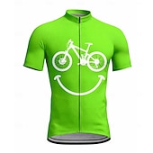preiswerte Radtrikot Herren-Herren Radtrikot Grafik Geometrisch Kurzarm Fahhrad T-Shirt Trikot Oberteil mit 3 Gesäßtaschen UV-beständig Schnelltrocknend Frontreißverschluss Reflektierende Streifen Sport Schwarz Königsblau Orange