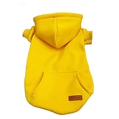  Maglioni per cani di piccola taglia, maglione caldo autunnale per cani da ragazzo, pile con tasca per cuccioli di taglia media per cani di piccola taglia, felpa invernale con cappuccio per animali domestici