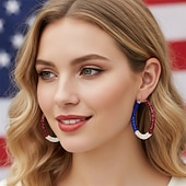  250. rocznica USA Nausznice Cosplay Dla dorosłych Damskie Dzień Niepodległości 4 lipca Impreza Spektakl Wystroić