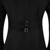  Renaissance Steampunk Coat Jacket Tailcoat Long Sleeves Prince Elf Nobleman Fancy Dress Men's Royal Steampunk Event / Party Masquerade Adults' Coat