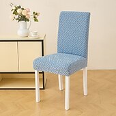 billiga Fåtöljskydd och armlöst stoltäckning-Matstolsöverdrag för hemmet polarfleece tyg stretchöverdrag sitsskydd stolsöverdrag mjukt halkfritt matstolsfodral