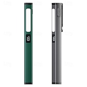 halpa Tasku-, kynä- yms. valot-Ladattavat kynätaskulamput työvalolla, kannettavat LED-taskulamput, kirkkaat taskulamput kotiin, autoon, hätätilanteisiin, C-tyypin laturilla, 6 valotilaa, LCD-näyttö