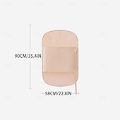 abordables Rangement et organisation-Organisateur de placard polyvalent en panneau de fibres, sac de rangement en panneau de fibres, cintres gain de place pour manteaux, costumes et doudounes