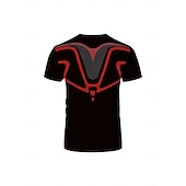 ieftine tricouri de bază-Bărbați Tricou Tee Top Mânecă scurtă Stil Nautic Vară Primăvară Toate Sezoanele Geometric Simplu Modă Sportiv De Bază Uscare rapidă Sporturi &amp; Exterior Fitness Îmbrăcăminte de Sport  Albastru piscin