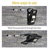 olcso Kültéri falilámpák-kültéri napelemes csíptetős lámpa, vízálló LED fali lámpa mozgásérzékelővel, nagy fényerejű napelemes töltés kertbe, udvarra, erkélyre, kerítésre, teraszra, biztonsági tájvilágításba