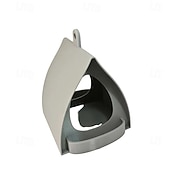 Χαμηλού Κόστους Υπαίθρια κρεμάστρα τοίχου-Κρεμαστή ταΐστρα πουλιών για κήπο με στέγη, πλαστική κρεμαστή ταΐστρα πουλιών, διακοσμητικός σταθμός ανοιχτού σχεδιασμού, ταΐστρες πουλιών για εξωτερικούς χώρους, ιδανικές για αυλή, αίθριο, κήπο και