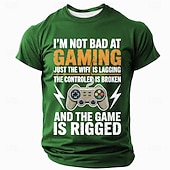 economico T-shirt di Umorismo Sarcastico-Per uomo Gergo divertente Maglietta Manica Corta maglietta Stampa 3D Girocollo Camicia Moda Quotidiano Quotidiano Streetwear Blu Nero Rosso Estate Primavera Abbigliamento S M L XL XXL XXXL