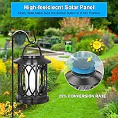 Недорогие Подсветки дорожки и фонарики-Уличный солнечный светильник для двора, 20 светодиодов, плафон, полый светильник, водонепроницаемый, настенный светильник, украшение для сада, балкона, газона, праздника, кемпинга, вечеринки.