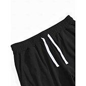 abordables pantalons décontractés-Homme Pantalons Pantalon en velours côtelé Pantalons Amples Pantalon décontracté Taille Élastique Jambe Droite Couleur Unie Confort Évacuation de l'Humidité Longueur complète Occasionnel Quotidien
