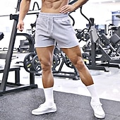 economico Pantaloni corti da corsa-Per uomo Shorts da corsa Shorts Sportivi Shorts da Palestra Coulisse Tasca Fascia Elastica Pantaloncini Casuale All'aperto Vacanza Estate Asciugatura Rapida Leggero Morbido Allenamento in Palestra