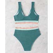 baratos Surfistas Tankinis &amp; Bikinis-Women's Regular Surfing Tankinis &amp; Bikinis Bathing Top 2 Pieces Geometric Open Back UV Protection Elastic Sleeveless Swimwear Surfing Diving Swimming Summer
