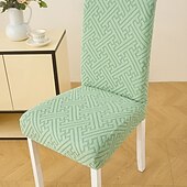 billiga Fåtöljskydd och armlöst stoltäckning-Matstolsöverdrag för hemmet polarfleece tyg stretchöverdrag sitsskydd stolsöverdrag mjukt halkfritt matstolsfodral