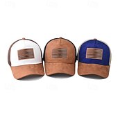 halpa Lisätarvikkeet-Lippalakki Amerikan lippu Retro / vintage Patriotismi varten Sukupuolineutraali Aikuisten Muut tulosteet varten Itsenäisyyspäivä 4. heinäkuuta ulko- Rento / arki Paraati