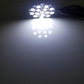 olcso Kéttűs LED-es izzók-G4 LED izzó, fehér/piros/kék/zöld színű kéttűs LED korong, JC oldalsó érintkezővel, 12V-24V AC/DC alacsony feszültség, CRI 85, 350 lumen 10 db