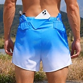 ieftine Șorturi de alergare-Bărbați Σορτς για τρέξιμο Pantaloni scurți sportivi Pantaloni scurți sport Cordon cu telefon Buzunar Pantaloni scurți Zilnic În aer liber De Atletism Vară Uscare rapidă Confortabil la umezeal