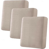  3 pezzi di fodere per cuscini singoli super elasticizzati, fodere per divani, fodere per cuscini per divani, set di fodere in tessuto jacquard testurizzato spesso
