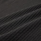 cheap Waffle Knit Tee-Men's Waffle T-shirt T Shirt Waffle Henley Shirt Long Sleeve Hooded Lace Up Neck Fall Solid Color Textured Traditional / Vintage Drawstring Casual Home Outdoor Light Blue Wine Black Top Tee for Men