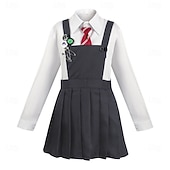  Genius Girl Cosplay Costume Outfits Casual School Uniforms for Unisex Kid's Adults' Halloween Carnival Carnival Halloween School Wear