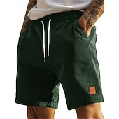 economico Pantaloncini casual-Per uomo Shorts Pantaloncini casual Pantaloncini di velluto a coste Tasca Elastico in vita Semplice Tinta unita Comodità Traspirante Sopra il ginocchio Casuale All'aperto Spiaggia Vacanza Moda Blu