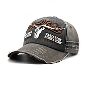 Χαμηλού Κόστους Προμήθειες εκδήλωσης και πάρτι-μαύρο καπέλο φορτηγού Rebel, vintage καπέλο μπέιζμπολ με κεντημένο λογότυπο, ρετρό στυλ δρόμου, ρυθμιζόμενο snapback, mesh back, casual unisex καπέλο μπαμπά