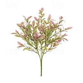 tanie Rośliny sztuczne i zieleń-6 szt. sztucznych roślin pieniężnych, sztuczna zieleń, plastikowa roślina doniczkowa z liśćmi, sztuczna roślina doniczkowa w stylu europejskim do wystroju domu &amp; wyświetlacz