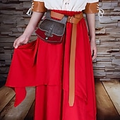 baratos Acessórios e mais-Medieval Renascentista Cinto bolsa de cinto Guerreiro Viking Fantasia Mulheres Celta Viking Dia Das Bruxas Carnaval Espetáculo LARP Ren Faire Adulto Cinto Bolsa