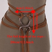 cheap Accessories and More-Medieval Renaissance Fancy Costume Accessories Warrior Viking Fancy Dress Women's Viking Halloween Carnival Performance LARP Ren Faire Adults' Shawl Belt Headband