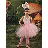 preiswerte Tierkostüm-Tutu Robe Tier Kaninchen Osterhase Kleider Lustig Kinder Mädchen Halloween Ostern Karneval Party Verkleiden