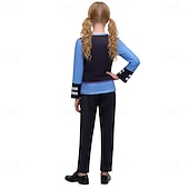 preiswerte Kostüme für Mädchen-Märchen Tierdetektiv Hasenpolizei Outfits Themenparty-Kostüm Film Cosplay for Mädchen Kinder Karneval Kindertag Buchwoche Party