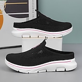 voordelige Herenklompen &amp; instappers-Marineblauwe instapsneakers van mesh voor heren – lichtgewicht, ademende wandelschoenen voor dagelijks gebruik.