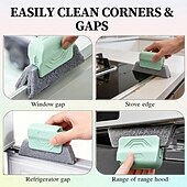 economico elettrodomestici-3 pezzi di detergente magnetico per vetri, doppi vetri, spazzola per la pulizia di finestre, balcone, tergicristallo automatico a doppio lato, detergente per superfici