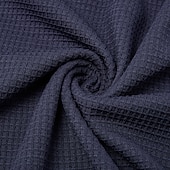 preiswerte T-Shirt mit Waffelstrick-Herren Waffel T-Shirt T Shirt Waffel-Henley-Hemd Herrenhemden mit Ellbogenflicken Langarm Mit Kapuze Zur Seite fahren Halber Reißverschluss Herbst Herbst Winter Einfarbig Farbblock Sportlich