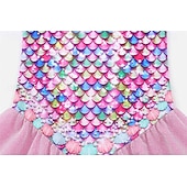  sereia Princesa sereia Vestidos Fantasia de festa temática Fantasias for Para Meninas Crianças Carnaval Baile de Máscaras Festa Feriado