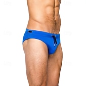 economico Costumi da bagno &amp; Pantaloni da surf-Per uomo Costume da bagno Costume da Bagno Slip mare Tinta unita Coulisse Asciugatura Rapida Elastico Traspirante Pantaloni Surf Sport Acquatici Nuoto Estate